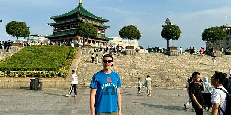 student in Qingdao, China