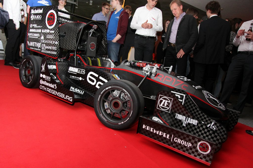Der neue Rennwagen RP17C.